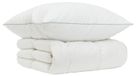FULDA 90% duvet en plume d'oie 2 pièces 137 x 200 cm 210 GSM Blanc