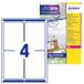 Avery L7 Etiketten 99,1 x 139 Bianco
