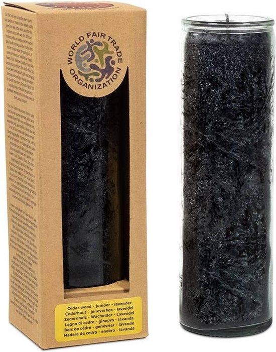 Greenpalm Geurkaars stearine Black Forest (21x6,5 cm)