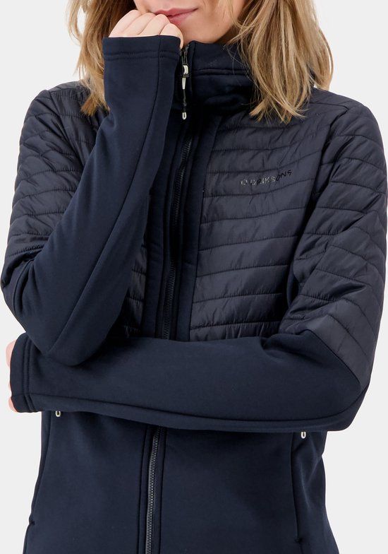 Didriksons Annema WNS Fullzi 6 Dames Outdoorjas - Dark Night Blue - Maat 38 - 2024