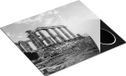 Chefcare Inductie Beschermer Tempel van Poseidon - Zwart Wit - 57,6x51,6 cm