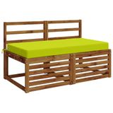 vidaXL - Zitkussen - SOEST - 100% Polyester - Heldere Groen - 120 x 80 x 10 cm