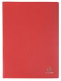 Exacompta 10x OPAK showalbum PP 5/10e - heldere tassen - 50 tassen - 100 zichten - A4 - Rood - 8855E