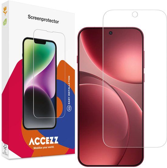 Accezz Screen Protector - Gehard Glas - Geschikt voor Oppo Find X9 Pro