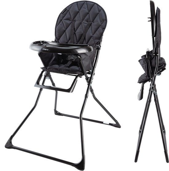 Cabino Happy Opklapbare Kinderstoel - Zwart