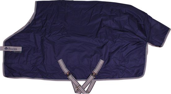 Bucas Deken Freedom Turnout 150gr - Dark Blue-silver - 195 Cm