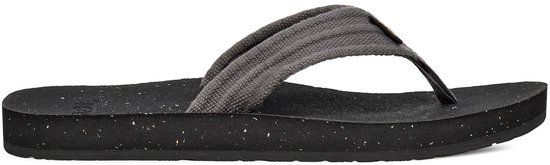 Teva M REFLIP CANVAS Heren Slippers - Zwart/Grijs - Maat 40.5