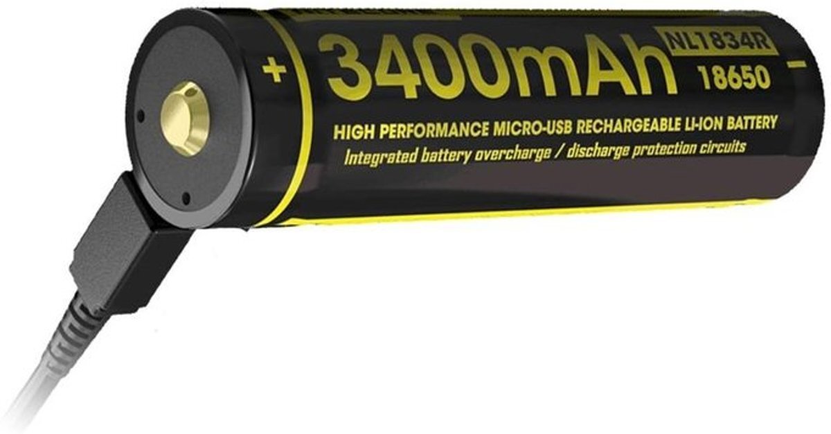 NITECORE 18650 Li-Ion NL1834R 3400mAh