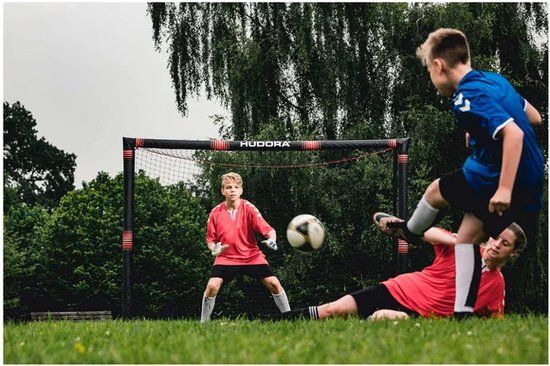 HUDORA Pro Tect 240 Voetbaldoel - Zwart