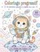 Coloriage progressif: 30 illustrations apaisantes à compléter pas à pas pour adultes et adolescents