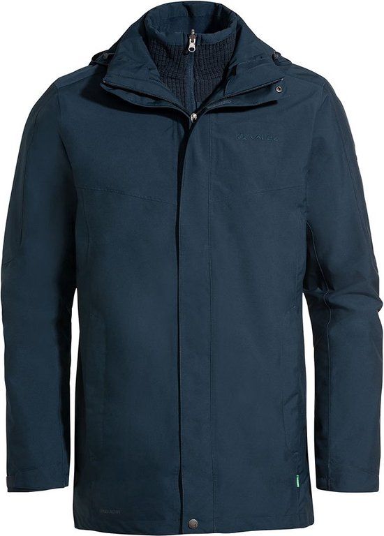 Vaude Idris 3in1 Parka Heren - Heren 3:1 Jas - Dark Sea - XXXL