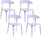 Beliani GUBBIO - Chaise de salle à manger set de 4 - Violet - Plastique
