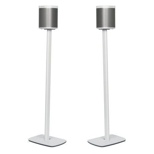 Flexson Floor Stand for Sonos One/Play1 - White (2-Pack)
