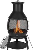 Vevor Terrasverwarmer Tuinhaard Aztec Kachel Chimenea Vuurkorf φ500 x 1100mm