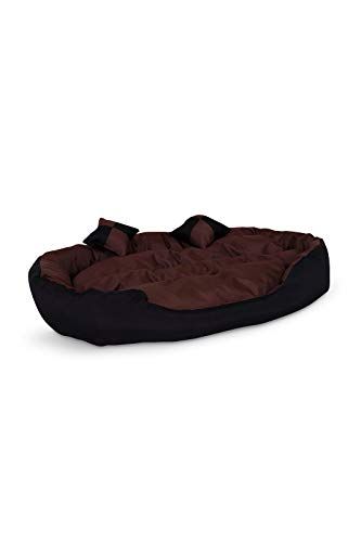 Dibea 4-In-1 Hondenbed - L - Zwart/Bruin