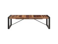 Maison Exclusive - Table basse, 140x70x40 cm, bois massif