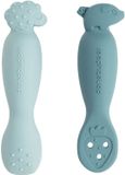 Done By Deer Tiny Farm Oefen Lepel Set - Blauw