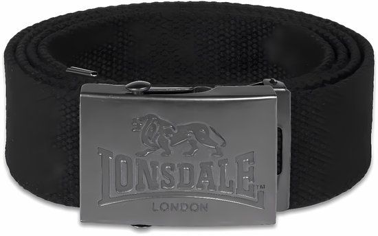 Lonsdale Larkhall Heupriem Mannen Polyester Zwart 130 cm