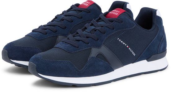 Tommy Hilfiger Maxlite Mix FM0FM05830 Low Top, bleu (Desert Sky), pointure 42