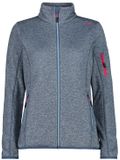 CMP Fleece met voering vrouw Knit-Tech - S - Polyester - Lange mouw - Zijzakken - Space-sky blue