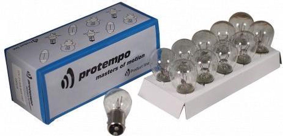 Novio Bollampje 12V 21/5 W dubbele aansluiting 10 stuks