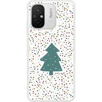 Xiaomi Beschermende siliconen case compatibel met Xiaomi Redmi 12C, Xiaomi Redmi 11A kerstboom