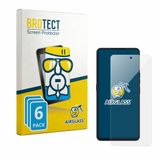 BROTECT Screenprotector 6 Stuks voor Volla Phone Plinius Beschermglas transparant