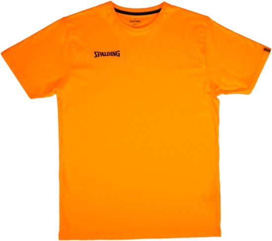 Spalding Essential T-Shirt Kinderen - Oranje - Maat 128