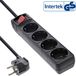 InLine 16441D power uitbreiding 1,5 m 4 AC-uitgang(en) Zwart