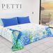 PETTI Artigiani Italiani - Sprei voor lente, zomer, tweepersoonsbed, design Botanic 01, 100% hypoallergeen, microvezel, 100% Made in Italy