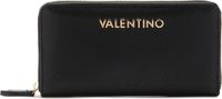 VALENTINO Divina Zip Around Wallet Nero / Gold Zwart