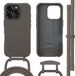 imoshion Coque - Convient pour iPhone 16 Pro - Couverture arrière couleur avec cordon détachable compatible MagSafe - Black Coffee