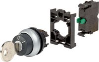 Eaton M22-WS-K10-BVP Sleuteltoets Kunststof frontring Sleutel Zwart 1 stuk(s)
