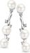 Orphelia ZO-5081 - Oorhangers Zilver 925 - 3 cm - Zirkonia - Shell Pearl