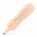 Faber-Castell Textliner 46 Pastel markeerstift 1 stuk(s) Beitelvormige punt Beige
