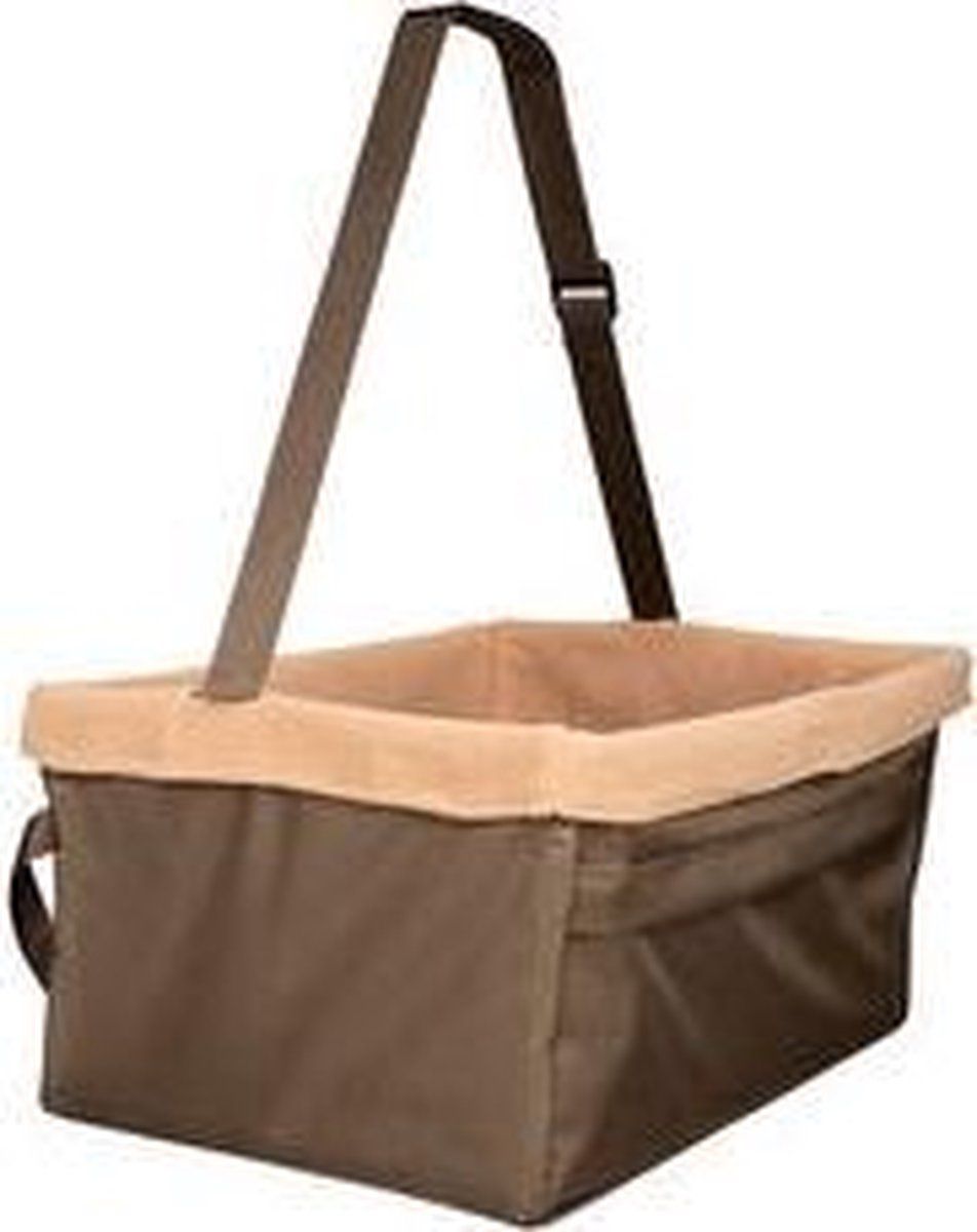 PETSAFE Happy Ride™ Booster Seat - Autostoel voor kleine honden - Zitverhoger - Bruin - Large
