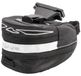 Sacoche de vélo - Extensible - Avec porte-feu arrière - Noir - Pour porte-bagages et selle