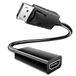 BHHB 4K DisplayPort naar HDMI met vergrendeling, wegwerpadapter (man naar vrouw) voor HDTV, computer, monitor, desktop, laptop, projector en meer.