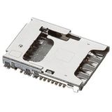Molex 1042391430 Kaartlezer Totaal aantal polen: 14 Rastermaat: 1.1 mm, 2.54 mm Inhoud: 1 stuk(s) Tape on Full reel