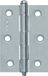 AXA Scharnier Smal Verzinkt 64x45mm