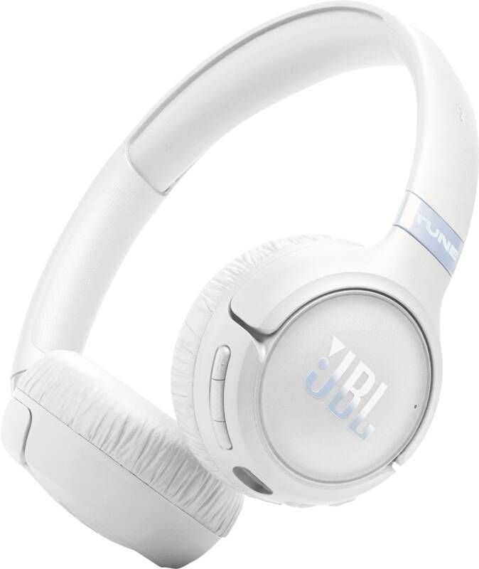 JBL Tune 680NC Draadloze Noise Cancelling Koptelefoon - Bluetooth - On-ear - Wit