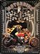 I&S/Les I&S Retro Collecties Metalen Reliëf Plaat 40x30 cm Biker Club Tiger Officieel gelicentieerd product en/of exclusief design