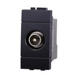 IXTRIMA TV-stopcontact aansluiting mannelijk, zwart, compatibel met Bticino Living Light/INTERNATIONAL