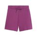 PUMA HER short met hoge taille voor dames, 13 cm XL, Plum Wine Purple