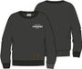 Vingino Basic-crew Jongens Sweater Katoen Zwart Maat 152
