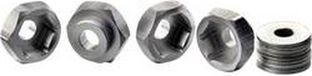 Absima 12 mm --> 17 mm 1:10 Aluminium velgmeenemers Aluminium 4 stuk(s)