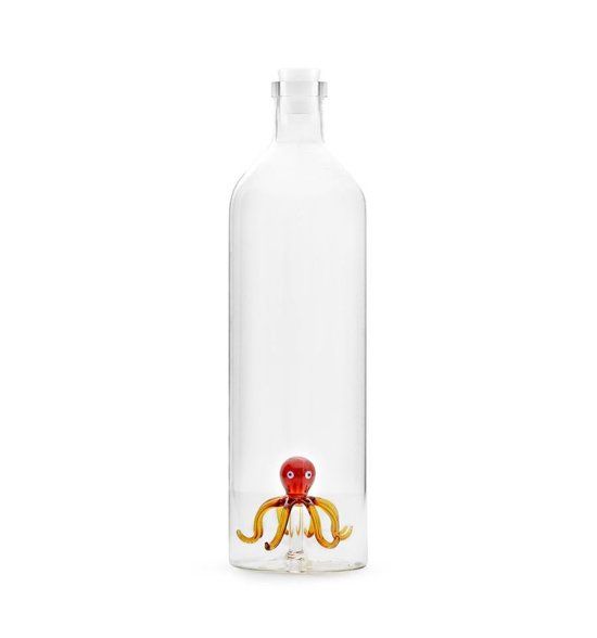 Balvi Octopus Waterfles Borosilicaatglas 1