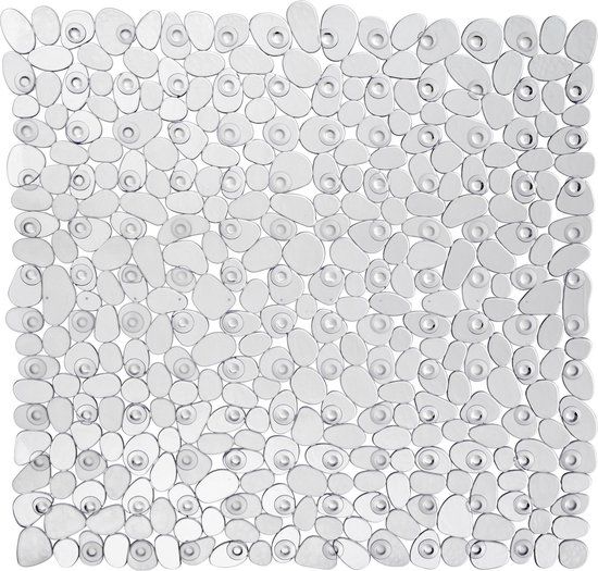 WENKO Anti-slip Douchemat Paradise 54x54cm Transparant - Kunststof