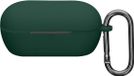 kwmobile cover voor oordopjes case - geschikt voor Sony WF-C710N - Trendy beschermhoes draadloze oordopjes in donkergroen