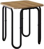 vidaXL Salontafel Artisanaal eiken 40 x 40 x 45 cm
